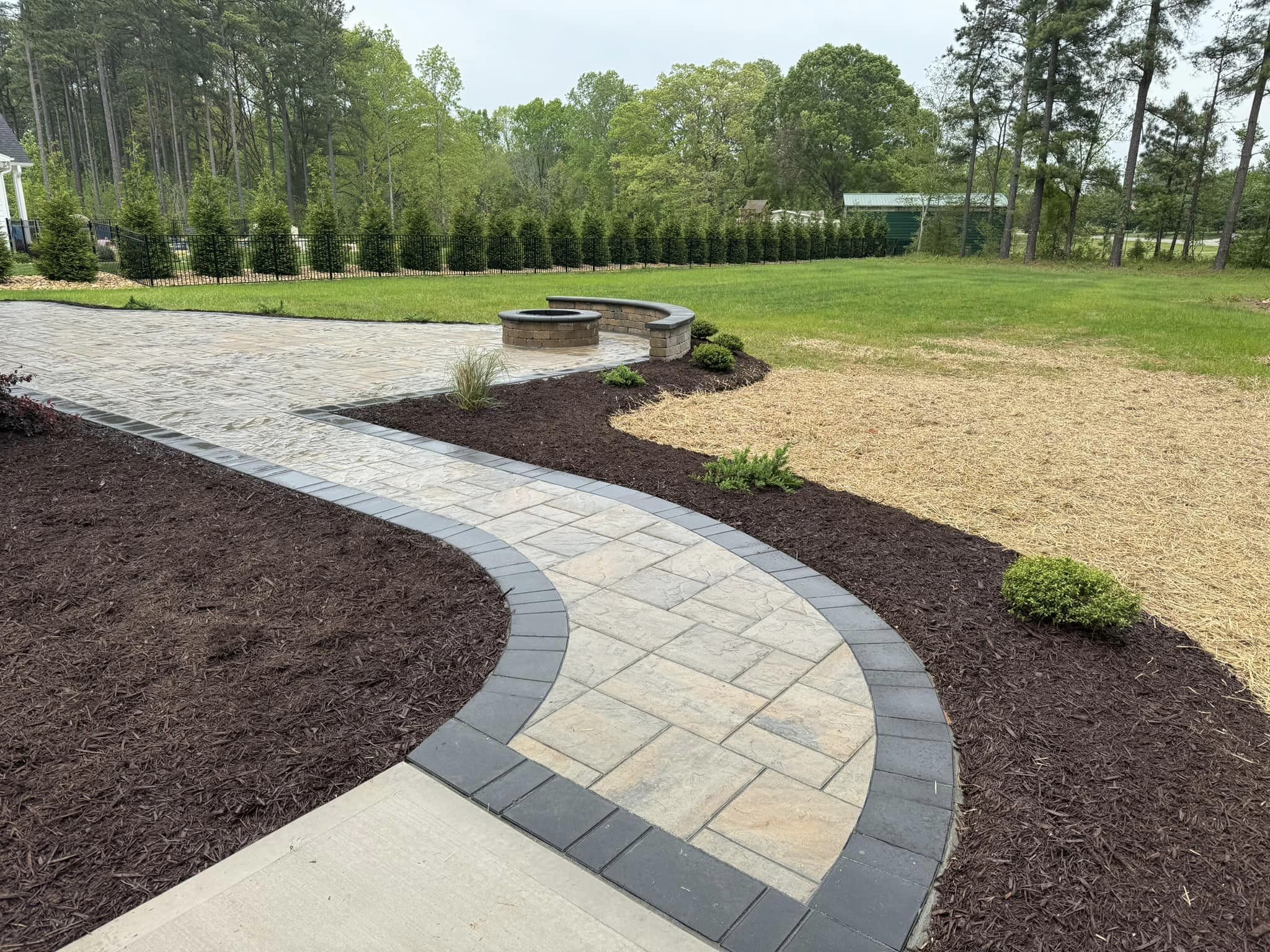 Mulch Installation in Murphy project 8