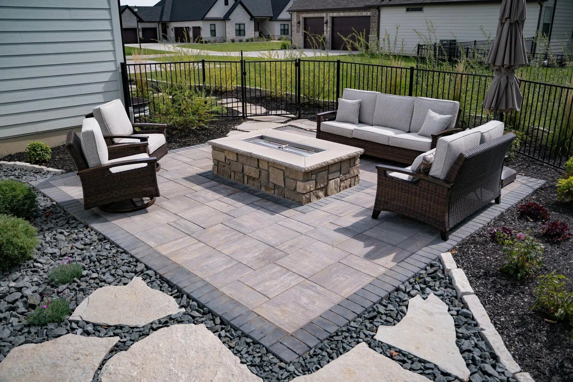 Patio Installation in Murphy project 3